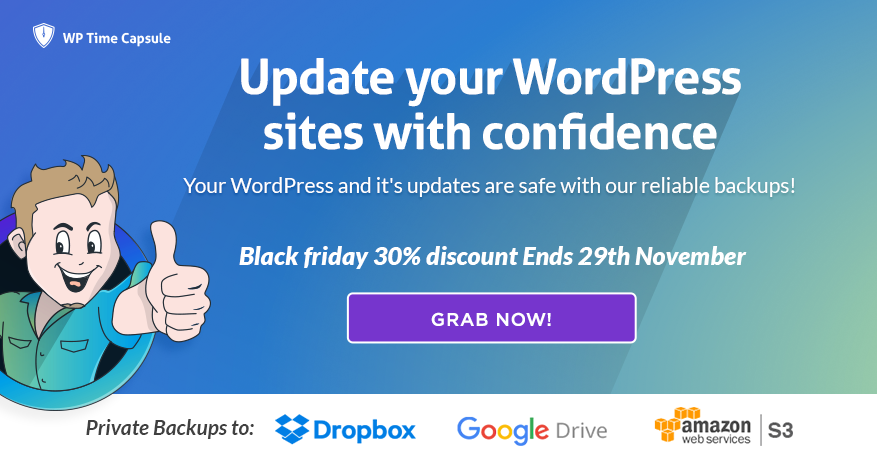 Wp Time Capsule A Backup Plugin That Saves Big On Storage